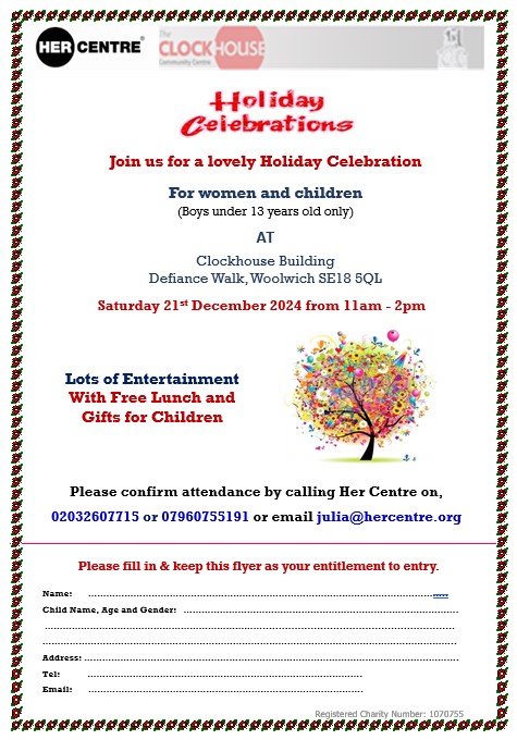 Holiday Celebration – 2024 Flyer